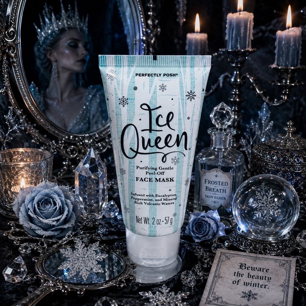 Perfectly Posh Ice Queen Peel Off Face Mask 2 oz NEW Discontinued Rare HTF